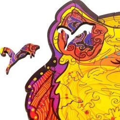 UNIDRAGON Houten Puzzel Dier - Verleidelijke Vos - 195 Stukjes - Medium 25x33 Cm -Puzzels Verkoop 550x556 10