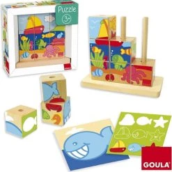 Goula Houten Stapelpuzzel Zee 9 Goula Houten Stapelpuzzel Zee -Puzzels Verkoop 550x556 7
