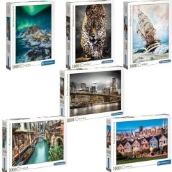 Clementoni HQ Puzzel 6 X 1000 Stukjes