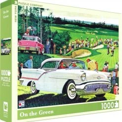 The New York Puzzle Company New York Puzzle Company Puzzel General Moters On The Green 1000 Stukjes -Puzzels Verkoop 550x567