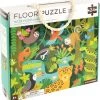 Petit Collage Wild & Wolf Floor Puzzle Wild Rainforest - Puzzle Da Pavimento Giungla -Puzzels Verkoop 550x573