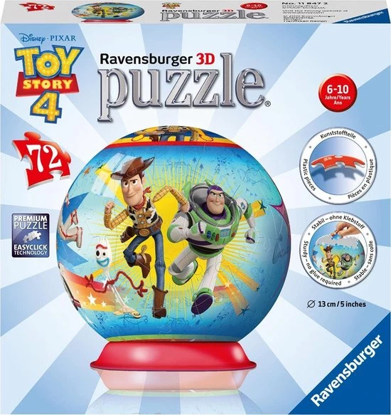 Ravensburger Toy Story 4 - 3D Puzzel - 72 Stukjes 3 Ravensburger Toy Story 4 - 3D Puzzel - 72 Stukjes