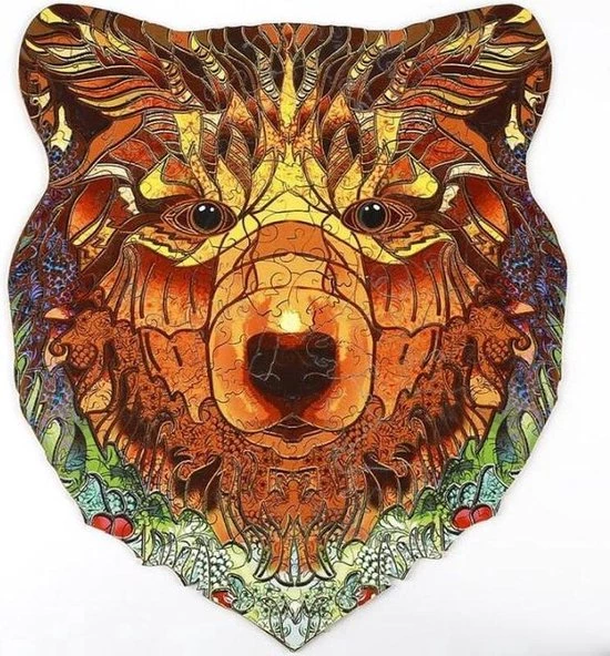 Industor® - Houten Beer Jigsaw Puzzle A3 - Dierenfiguur Puzzels - Houten Wolf Dieren Puzzel - Educatieve Puzzel In Verschillende Kleuren - Ontspanning & Relaxen - Volwassenen En Kinderen - Unieke Vorm En Creatief 5 Industor® - Houten Beer Jigsaw Puzzle A3 - Dierenfiguur Puzzels - Houten Wolf Dieren Puzzel - Educatieve Puzzel In Verschillende Kleuren - Ontspanning & Relaxen - Volwassenen En Kinderen - Unieke Vorm En Creatief - Afbeelding 3