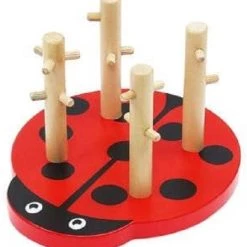 Iso Trade Montessori Educatief Houten Speelgoed - 3 In 1 Puzzel Vormenstoof Sorteerpuzzel Sorteerspel Lieveheersbeestje + Hamerbank + 4 Puzzels - Hamertje Tik - Vormenstoof - Peuter Kleuter Speelgoed - Stapel Blokken -Puzzels Verkoop 550x594 1