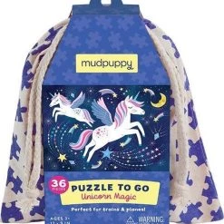 Mudpuppy Puzzle To Go/Unicorn Magic Eenhoorn Reispuzzel