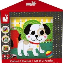 Janod Set Van 3 Puzzels - Tornado, Titus En Felix -Puzzels Verkoop 550x599