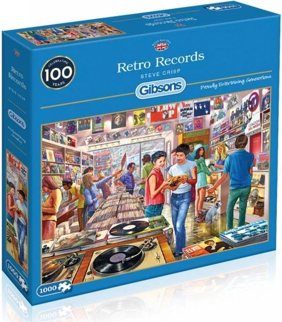 Gibsons Retro Records (1000) (U) 4 Gibsons Retro Records (1000) (U) - Afbeelding 2