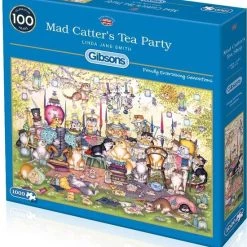 Gibsons Mad Catter's Tea Party Puzzel (1000 Stukjes)