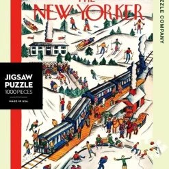 The New York Puzzle Company Winter Weekend - NYPC New Yorker Collectie Puzzel 1000 Stukjes -Puzzels Verkoop 550x687 1