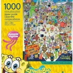 Aquarius SPONGEBOB SQUAREPANTS - Cast - Puzzle 1000P