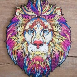 FEMUR Leeuw - A3-formaat - Dierenpuzzel - Houten Puzzel - Puzzel - Jiggsaw - Dieren Legpuzzel - 150 Stukjes -Puzzels Verkoop 550x699 1