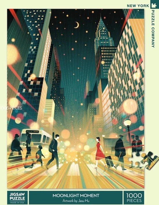 The New York Puzzle Company New York Puzzle Company Moonlight Moment - 1000 Pieces 4 The New York Puzzle Company New York Puzzle Company Moonlight Moment - 1000 Pieces - Afbeelding 2