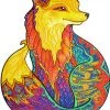 UNIDRAGON Houten Puzzel Dier - Verleidelijke Vos - 700 Stukjes - Royal Size 45x59 Cm -Puzzels Verkoop 550x732 2