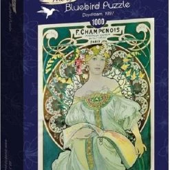 Art By BlueBird Mucha - Dagdromen 1897 (1000 Stukjes, Kunst Puzzel)
