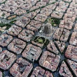 Ravensburger Puzzel Barcelona From Above - Legpuzzel - 1000 Stukjes