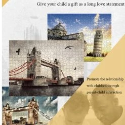 Happy Puzzle Legpuzzel ‘Brug Van London’ Puzzel 1500 Stukjes Volwassenen Jigsaw - Met Extra Voorbeeldposter - 80*60 Cm -Puzzels Verkoop 550x776 2