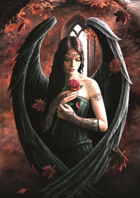 Angel Rose Bluebird Legpuzzel Anne Stokes 1000 Stukjes 3 Angel Rose Bluebird Legpuzzel Anne Stokes 1000 Stukjes