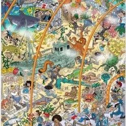 "ToysFromGiraffe Cartoonpuzzel ""Aquarium"""