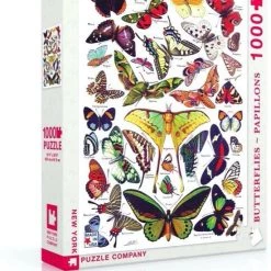 The New York Puzzle Company New York Puzzle Company Butterflies~Papillons - 1000 Pieces