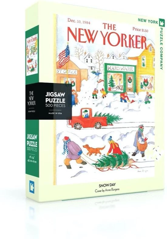The New York Puzzle Company Snow Day - NYPC New Yorker Collectie Puzzel 500 Stukjes 5 The New York Puzzle Company Snow Day - NYPC New Yorker Collectie Puzzel 500 Stukjes - Afbeelding 3