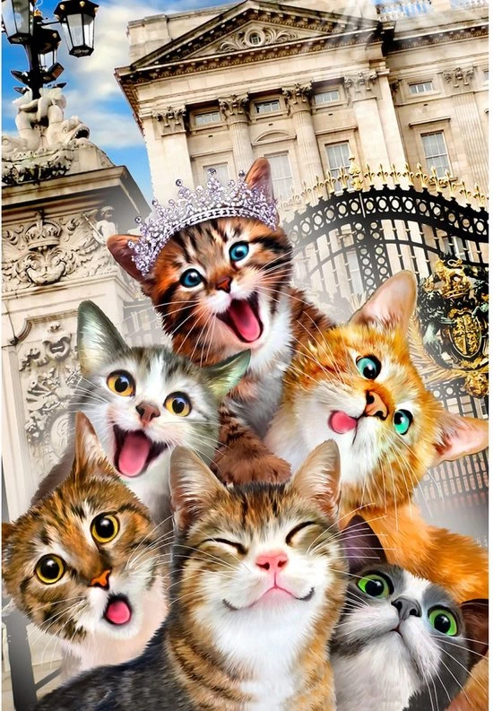 Wooden City Kittens In London (300 Stukjes) - Houten Puzzel 5 Wooden City Kittens In London (300 Stukjes) - Houten Puzzel - Afbeelding 3