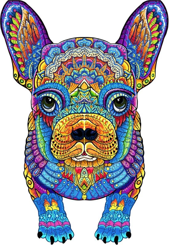 Brickkies®,Franse Bulldog, Jigsaw Puzzel, Houten Puzzel, A3, Maat L, 42 X 28 X 29 Cm, 294 Stukjes, Kijk Voor Verschillende Afbeeldingen. 3 Brickkies®,Franse Bulldog, Jigsaw Puzzel, Houten Puzzel, A3, Maat L, 42 X 28 X 29 Cm, 294 Stukjes, Kijk Voor Verschillende Afbeeldingen.
