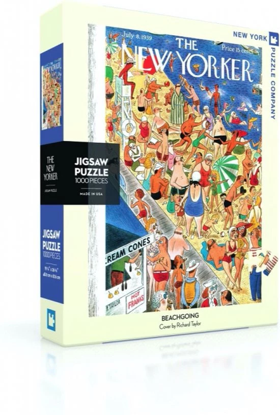 The New York Puzzle Company New York Puzzle Company Beachgoing - 1000 Pieces 6 The New York Puzzle Company New York Puzzle Company Beachgoing - 1000 Pieces - Afbeelding 4