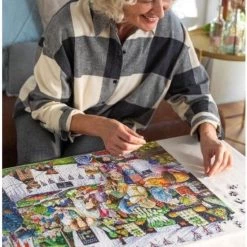 Jumbo Jan Van Haasteren - 3 Stuks - De Bibliotheek 1000 Stukjes & De Kunstmarkt 1000 Stukjes & Rondje Texel 1000 Stukjes -Puzzels Verkoop 550x815 1