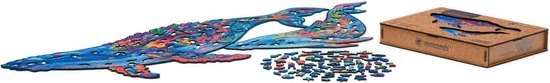 UNIDRAGON Houten Puzzel Dier - Melkachtige Walvissen - 700 Stukjes - Royal Size 52x82 Cm 8 UNIDRAGON Houten Puzzel Dier - Melkachtige Walvissen - 700 Stukjes - Royal Size 52x82 Cm - Afbeelding 6
