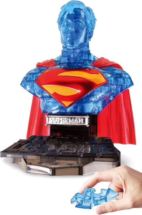 Happy Well Marvel - DC Comics - 3D Puzzel - Superman - Figuur - Beeld (Cristal - 72 Puzzel Stukjes) 3 Happy Well Marvel - DC Comics - 3D Puzzel - Superman - Figuur - Beeld (Cristal - 72 Puzzel Stukjes)
